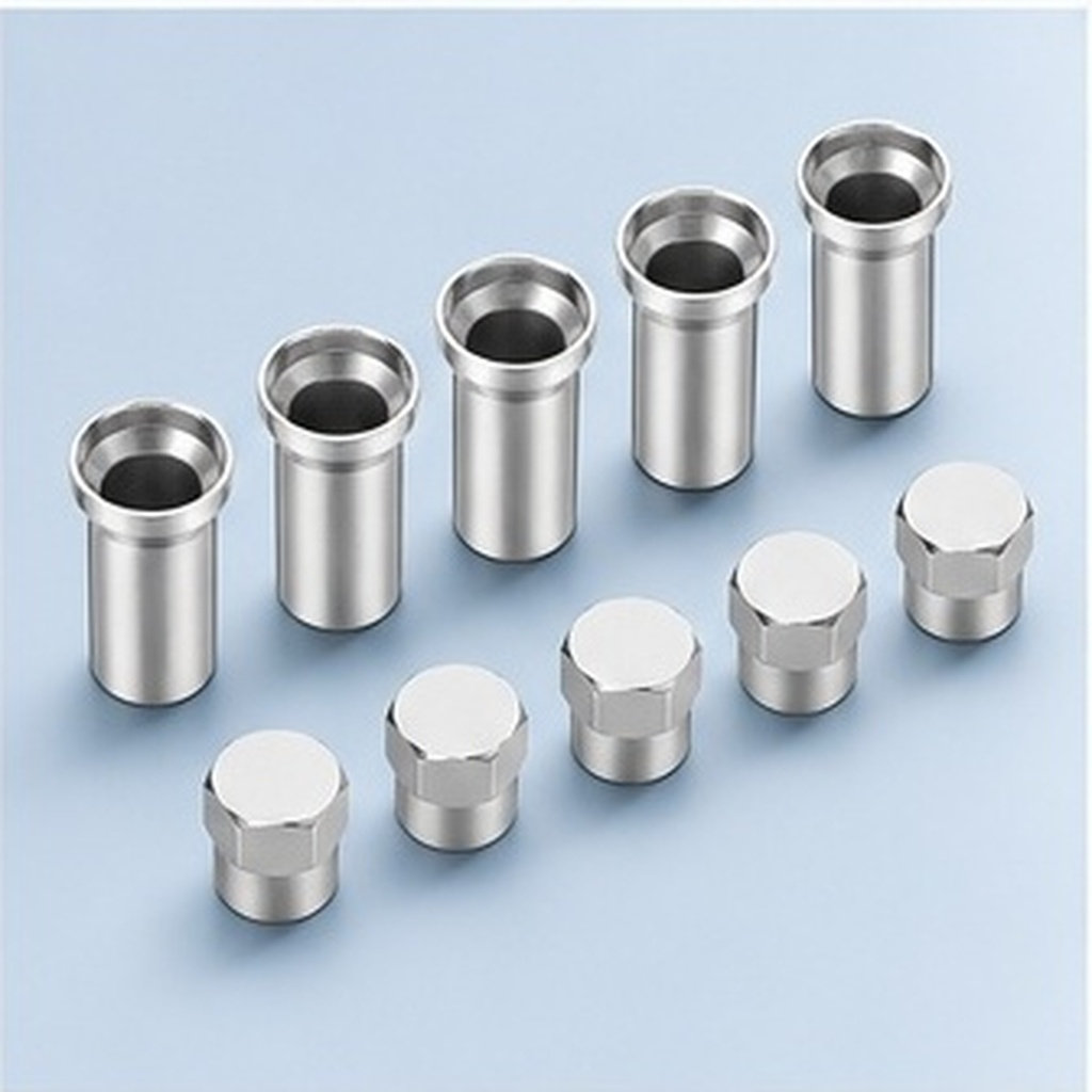 Motorcycle Valve Cover - 5 sets metalen ventieldopjes, zilverkleurig, van
