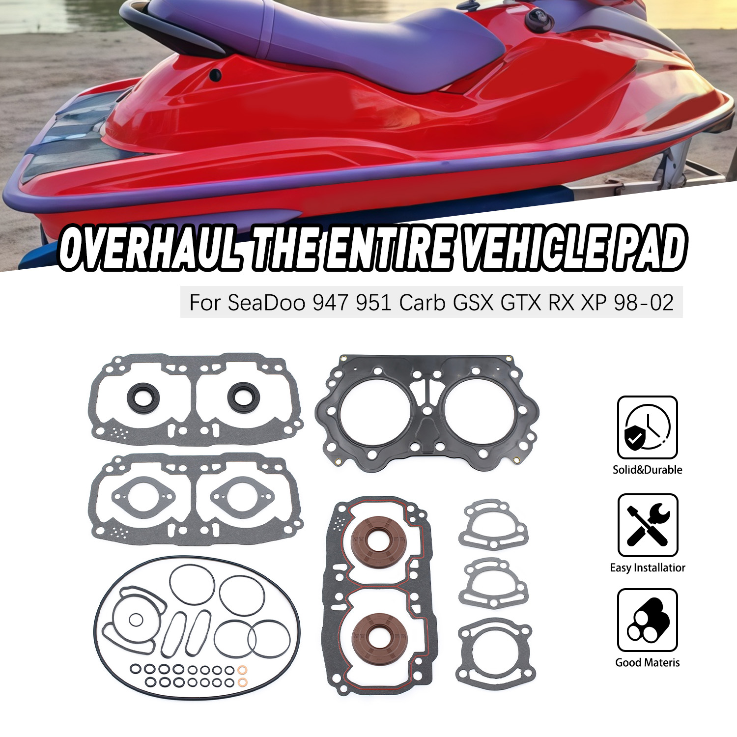 Voor Sea-Doo GSX GTX XP LRV RX - Motorcycle Engine Kit recensie en prijs