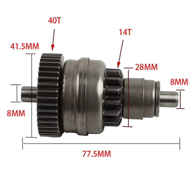 Starttandwiel voor motor, eenr - Motorcycle Starter Motor recensie en prijs